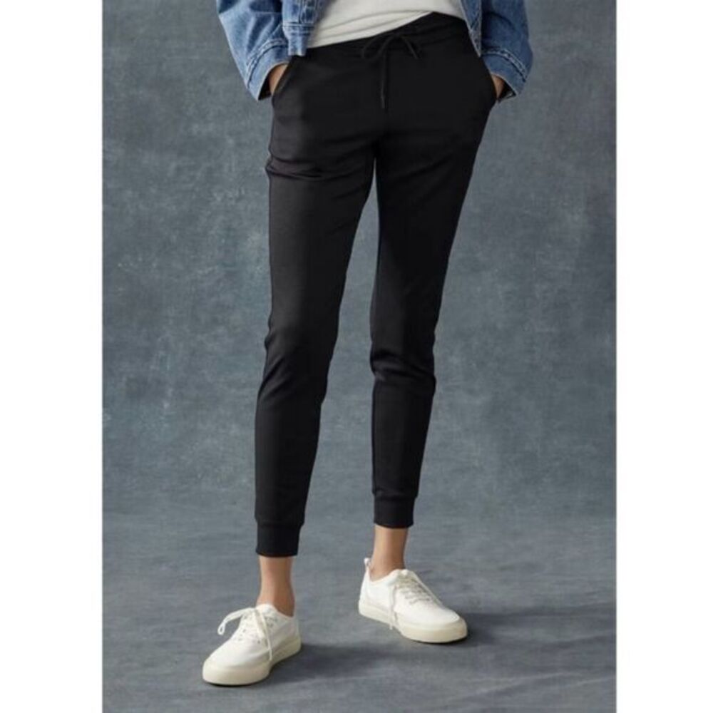NWOT American Giant Women’s Black City Ponte‎ Jogger Mid Rise Size XS